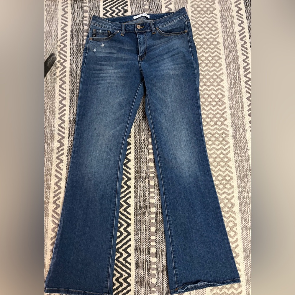 KanCan Classic Indigo Wide Leg Jeans
